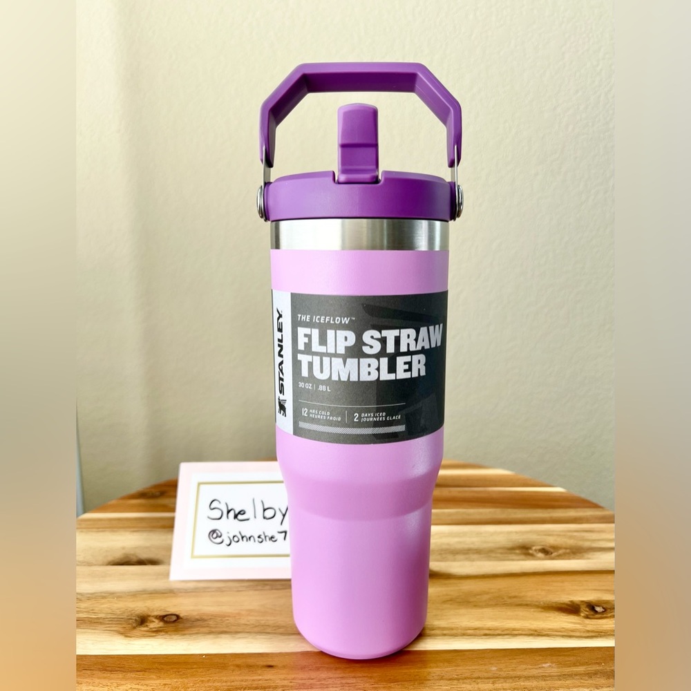 Stanley Iceflow Flip Straw 30oz Tumbler, LILAC - Brand New